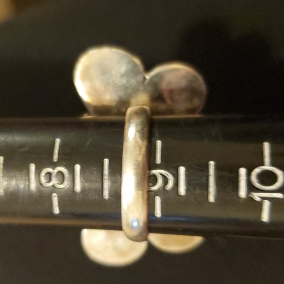 New Larimar, Garnet and Citrine 925 Silver Dragonfly Ring. - Picture 3 of 10